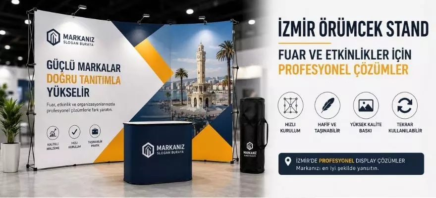 İzmir Örümcek Stand | Fuar ve Etkinlikler İçin Profesyonel Display Çözümler