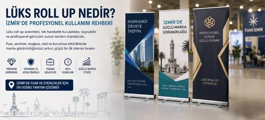 Lüks Roll Up Nedir? İzmir’de Profesyonel Kullanım Rehberi