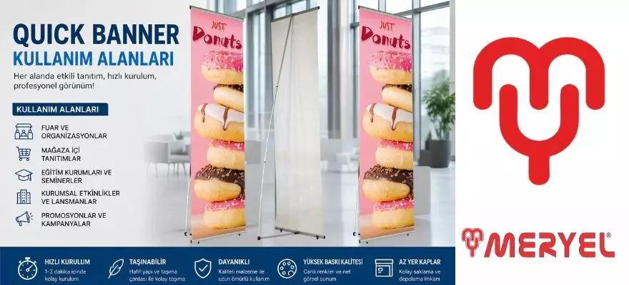 Quick Banner Kullanım Alanları Nelerdir? İzmir İçin Profesyonel Rehber