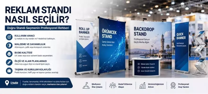 Reklam Standı Nasıl Seçilir? Doğru Standı Seçmenin Profesyonel Rehberi (İzmir)