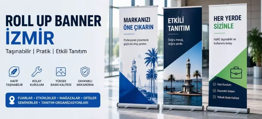 Roll Up Banner İzmir | Teknik Rehber, Kullanım Alanları ve Satın Alma Kılavuzu