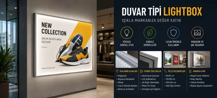 Duvar Tipi Lightbox Nedir Kullanım Alanları, Teknik Özellikler ve Fiyat Rehberi