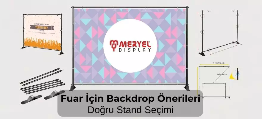 Fuar İçin Backdrop Önerileri, Profesyonel Kullanım Rehberi ve Doğru Stand Seçimi