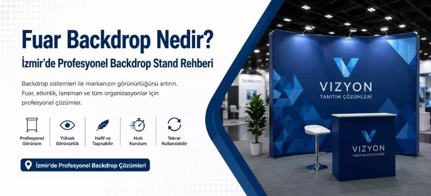 Fuar Backdrop Nedir İzmir’de Profesyonel Backdrop Stand Rehberi