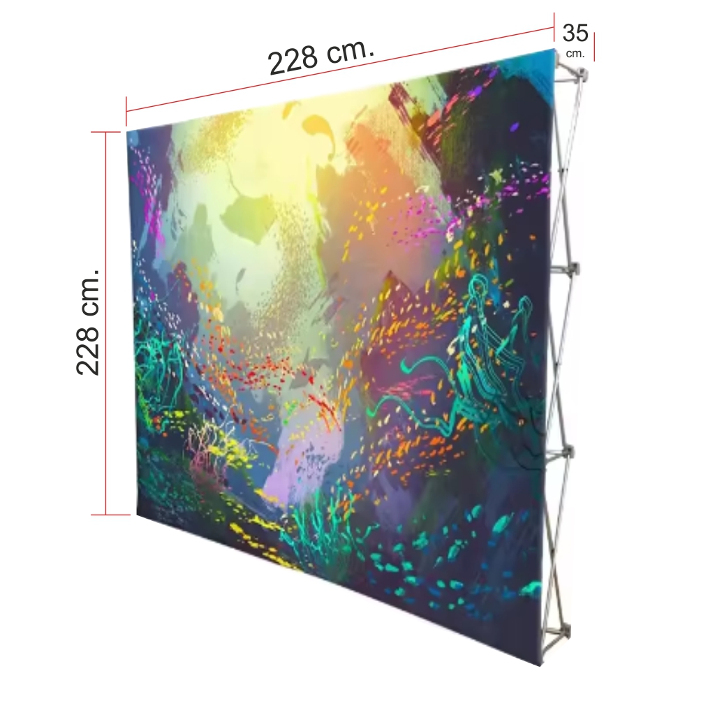 Kumaş Örümcek Stand 3x3_