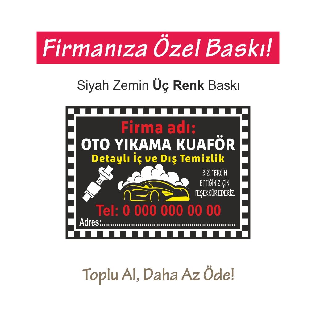 Oto Kağıt Paspas Baskı MY25071