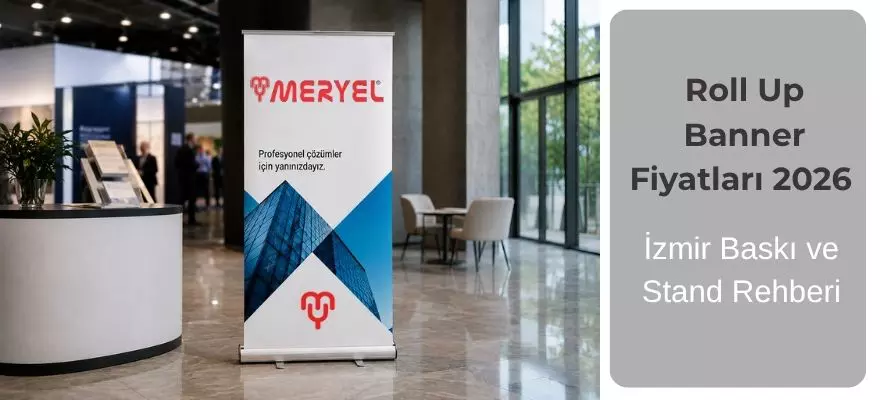 Roll Up Banner Fiyatları 2026 İzmir Baskı ve Stand Rehberi
