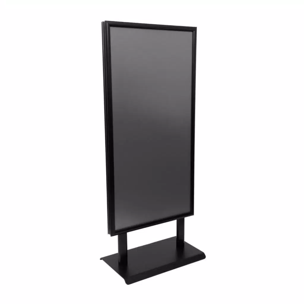 Saç Tabanlı Poster Pano (500x1400 mm) Siyah