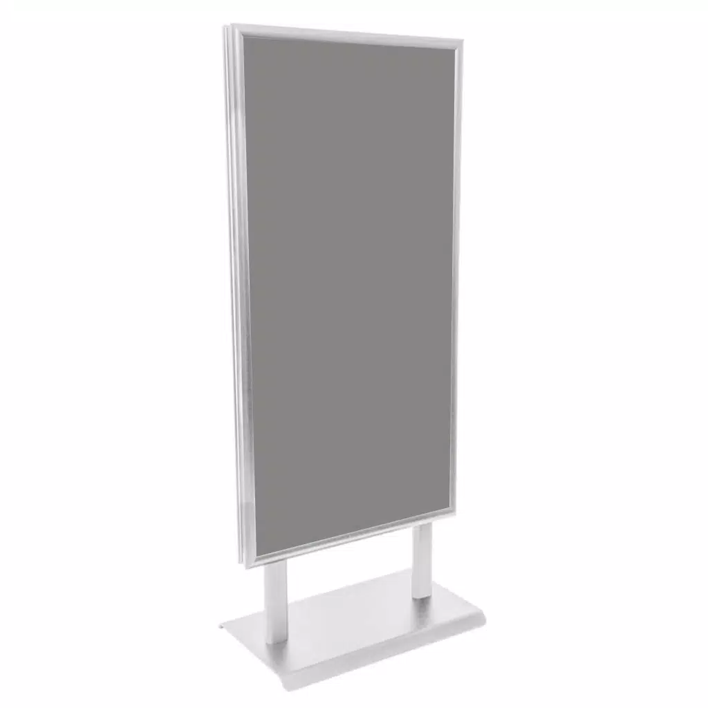 Saç Tabanlı Poster Pano Eloksal B1 (700x1000 mm) Gri