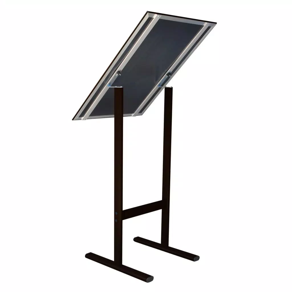 T Ayaklı Menü ve Bilgi Panosu A3 (420x297 mm) Siyah_