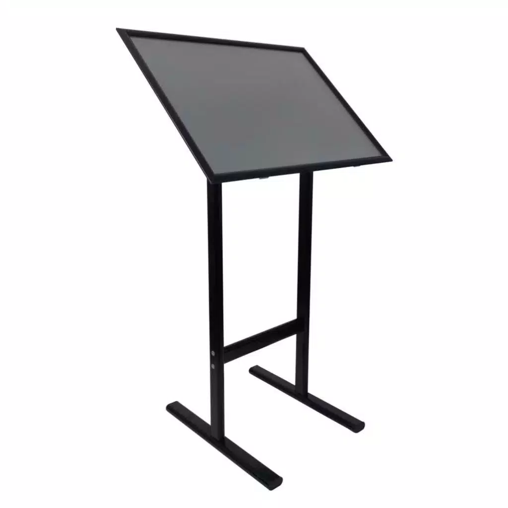 T Ayaklı Menü ve Bilgi Panosu A3 (420x297 mm) Siyah