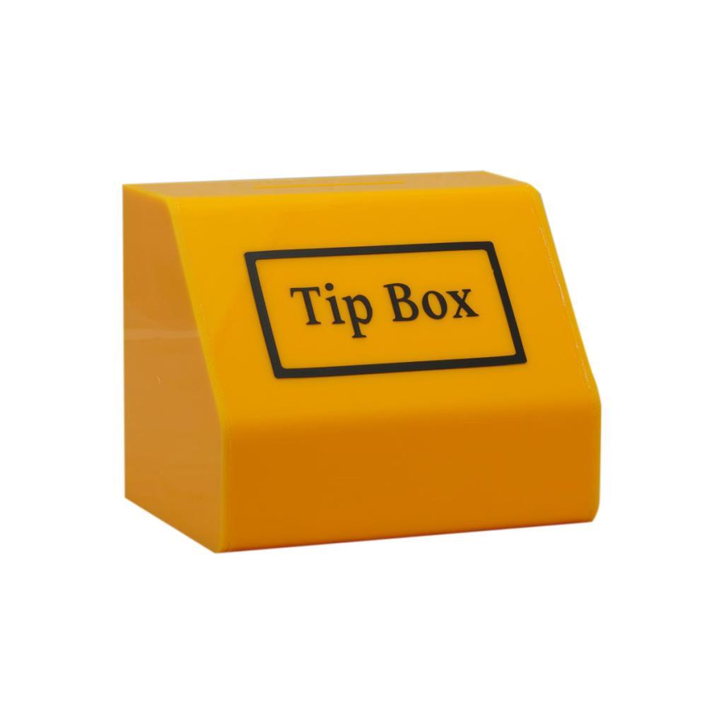 Tip Box - Sarı Küçük Boy Bağış Kutusu
