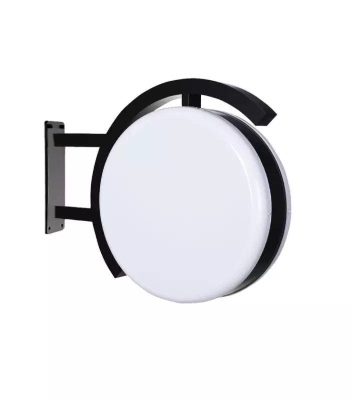 Daire Plus Ayaklı 60cm Fener Tabela