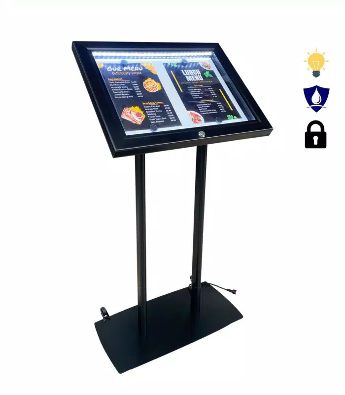 2xA4 Led Işıklı Menü ve Bilgi Panosu 2xA4 Led Işıklı Menü ve Bilgi Panosu