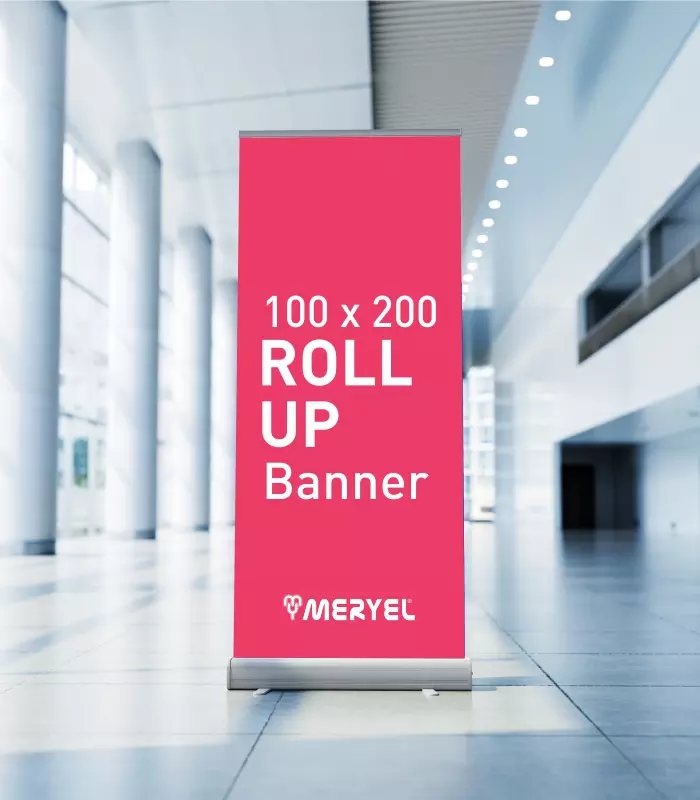 Roll Up Banner 100x200 cm.