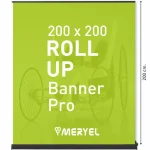 Roll Up Banner Pro 200x200 cm.