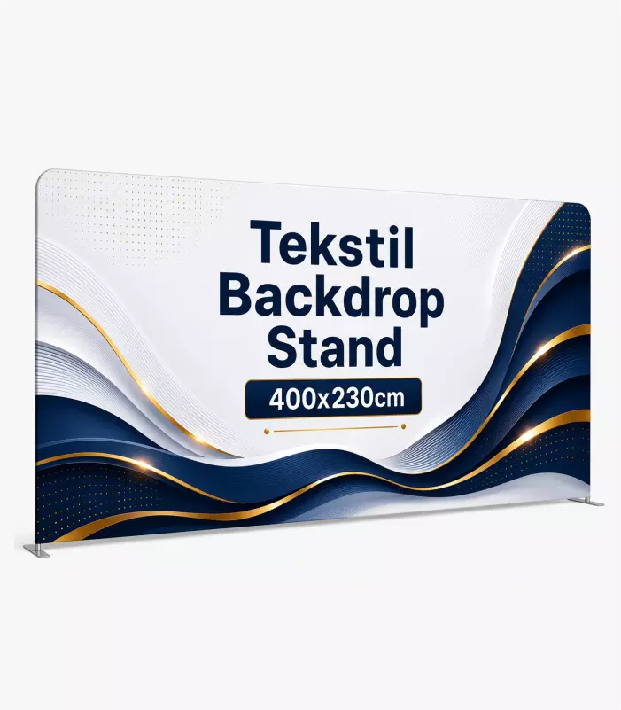 Tekstil Backdrop Stand 400x230cm Düz
