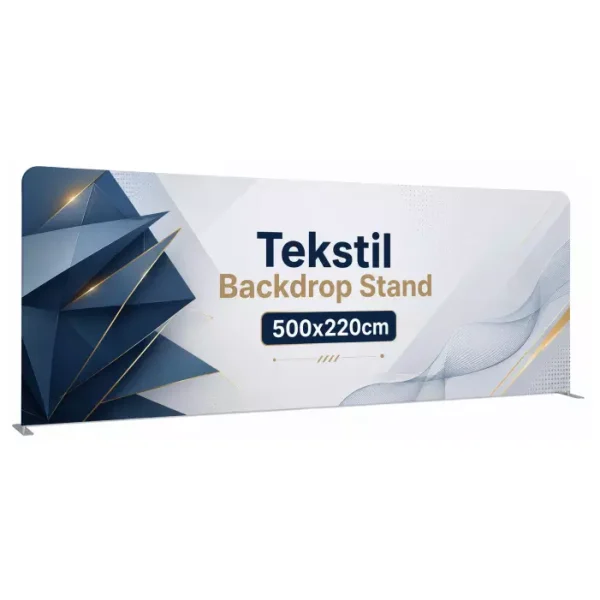 Tekstil Backdrop Stand 500x220cm Düz