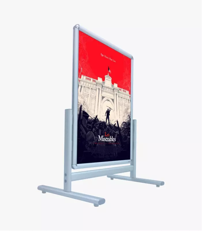 Miniboard Poster Pano A1 594x841 mm Gri