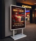 Sac Tabanlı Poster Pano Eloksal 500x1000 mm Gri - Görsel 6